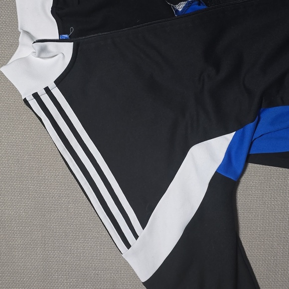 Adidas Track Jacket Youth Size Medium Black,Blue,White - Picture 15 of 15